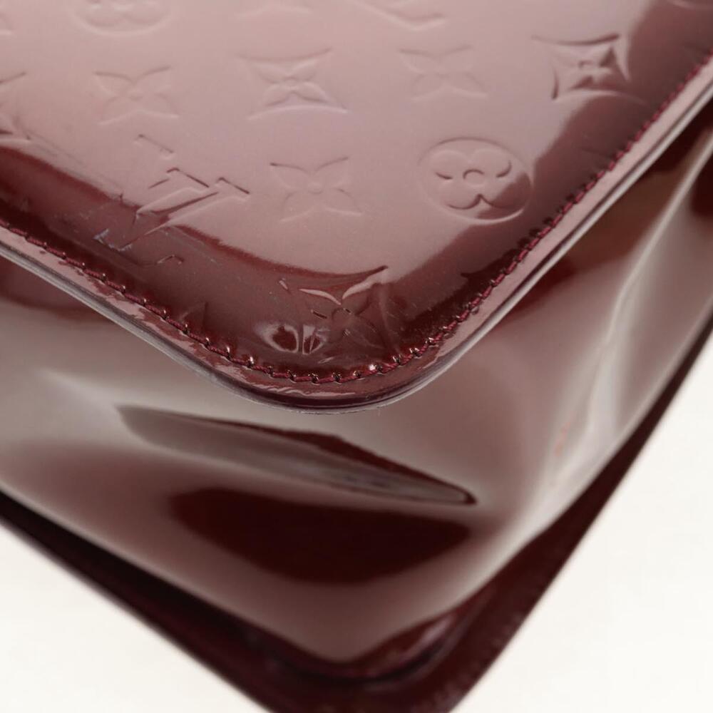 LOUIS VUITTON Monogram Vernis Romaine Hand Bag Rouge Favist M91393 Auth 151670AV - Picture 16 of 16